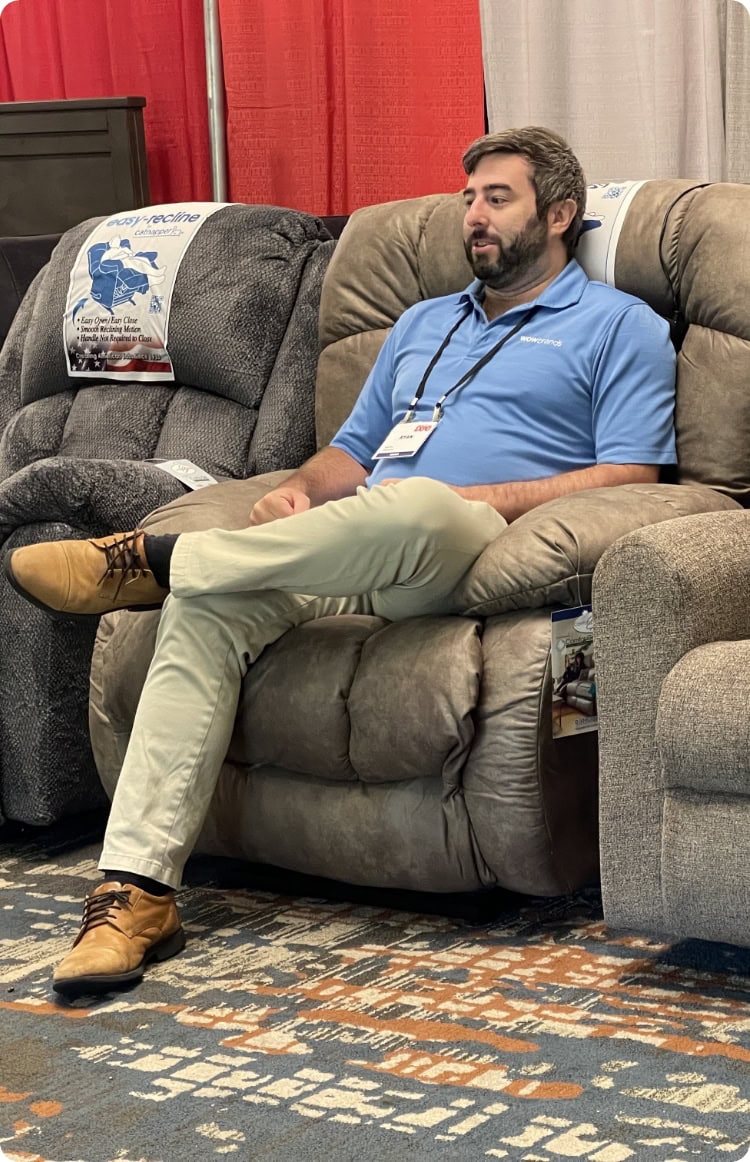 Ryan Krass at an industry tradeshow